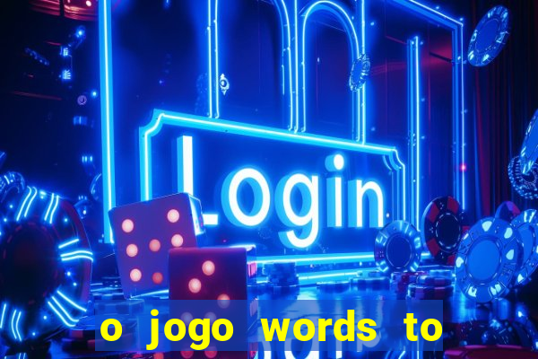 o jogo words to win paga mesmo